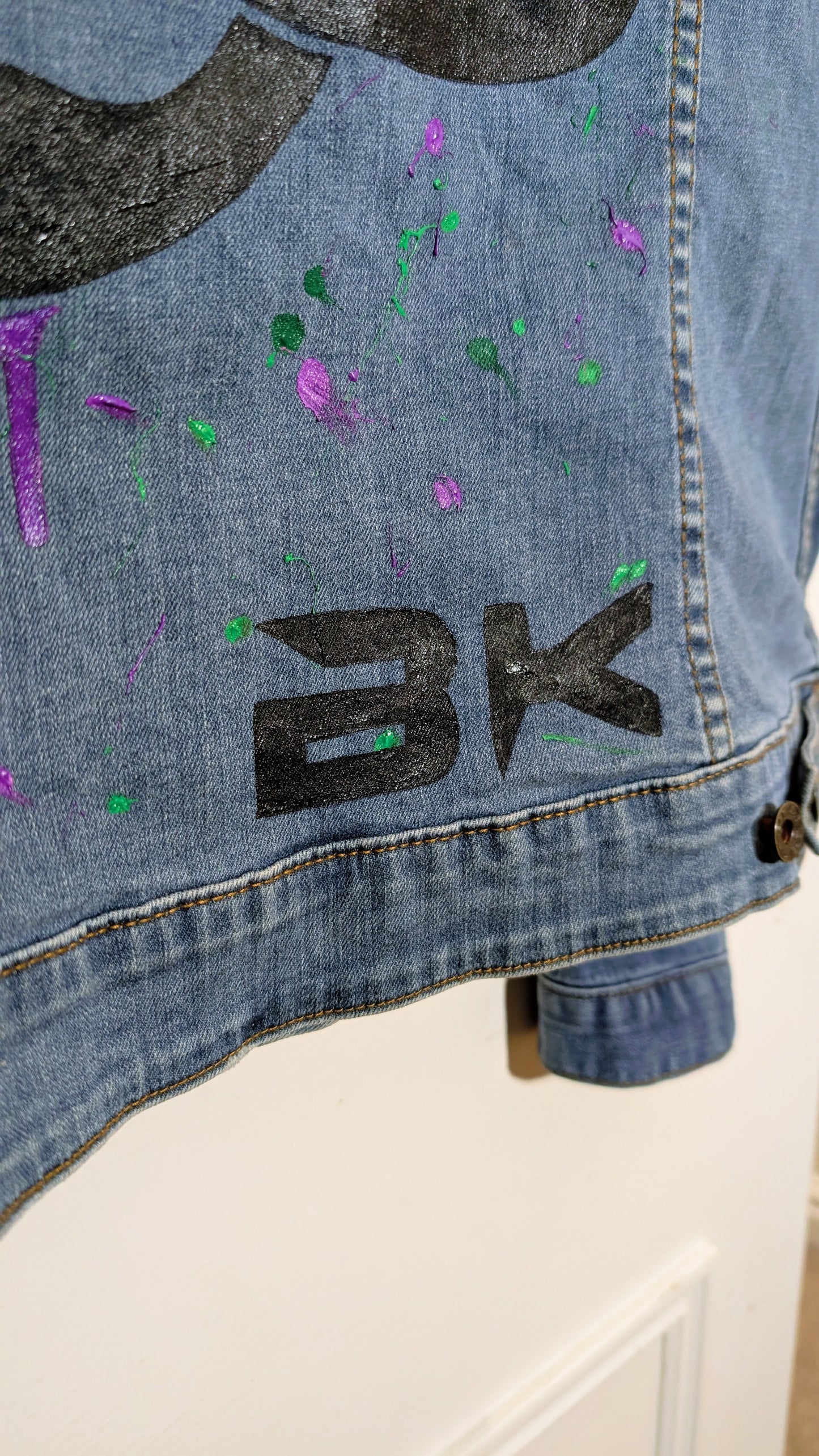 Hand-painted Denim Jacket