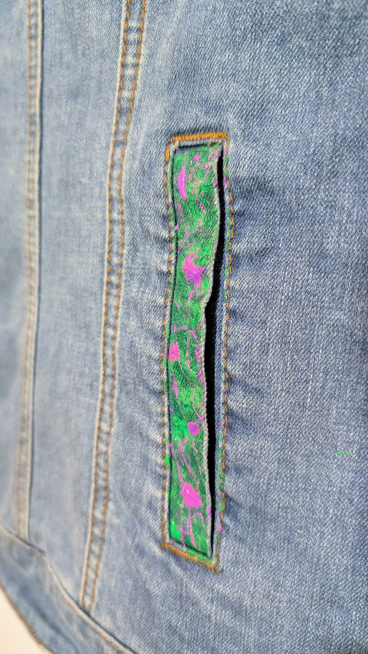 Hand-painted Denim Jacket